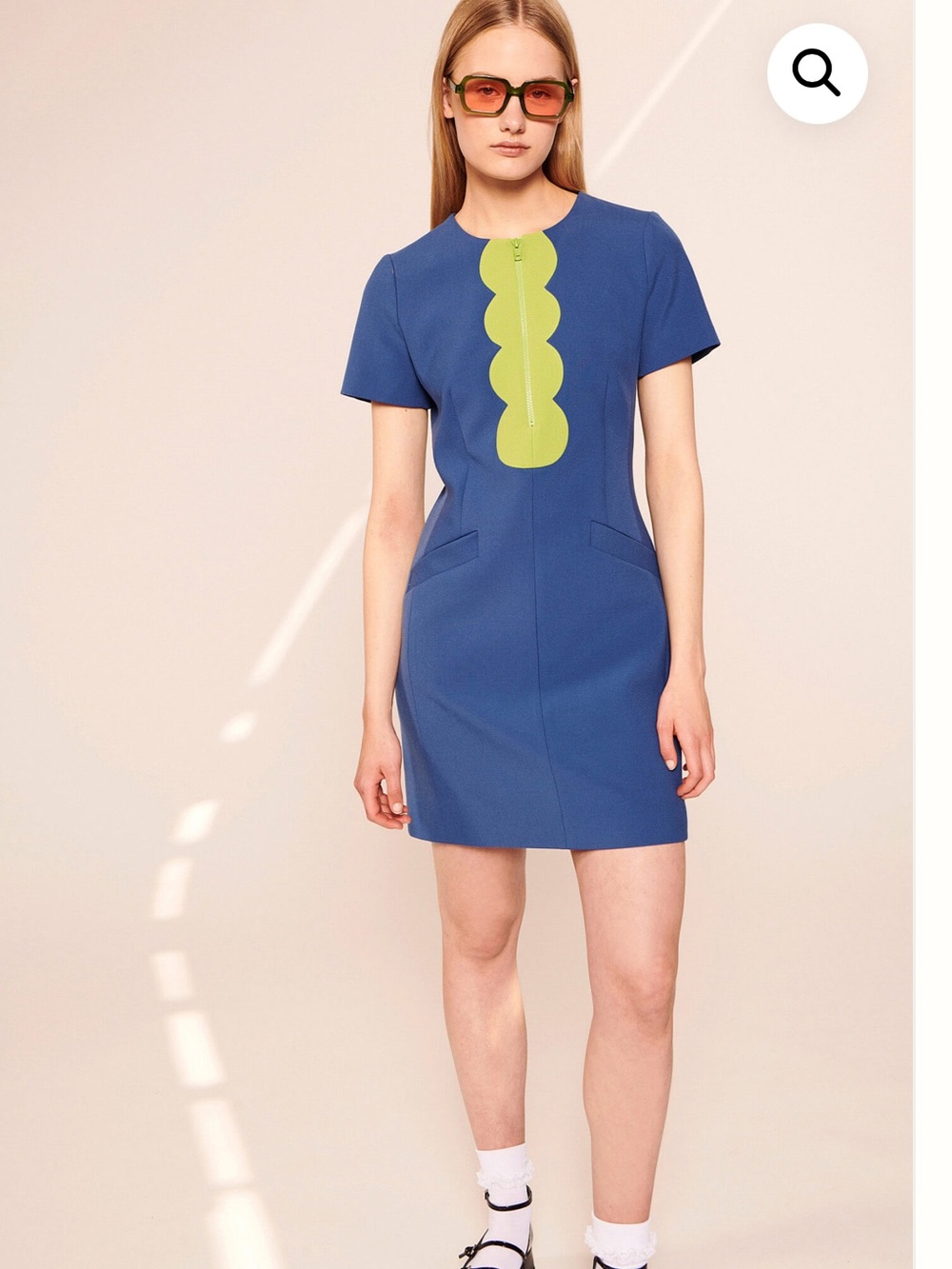 NWT TARA JARMON Rochelle Bleu Mini Dress